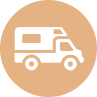 Stationary Motorhome Icon